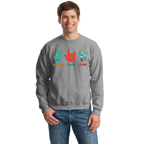 Peace Love Row Sweatshirts HD