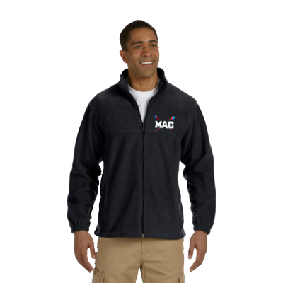 MAC Navy Fleece Jacket, Unisex Full Zip